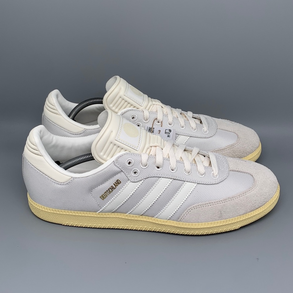 Adidas Samba Cream White Germany Indoor Soccer Shoes JH5649 Men’s Sz‎ 12.5 NEW